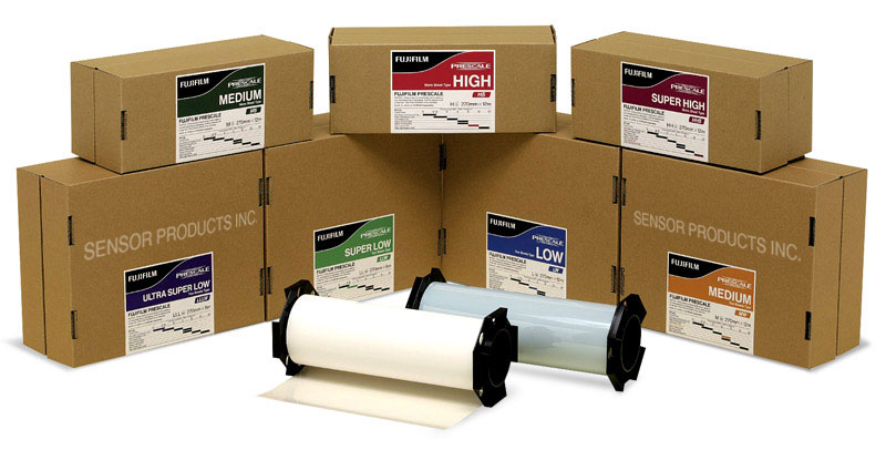 Fujifilm Prescale Packaging boxes & rolls of film