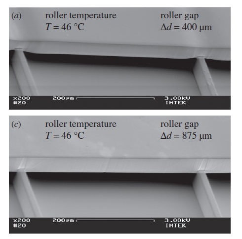 Using Fuji Prescale 4LW helps manufacturers ensure constant lamination tactile pressure